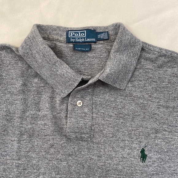 Polo by Ralph Lauren Heather Grey Polo XL - Picture 1 of 6
